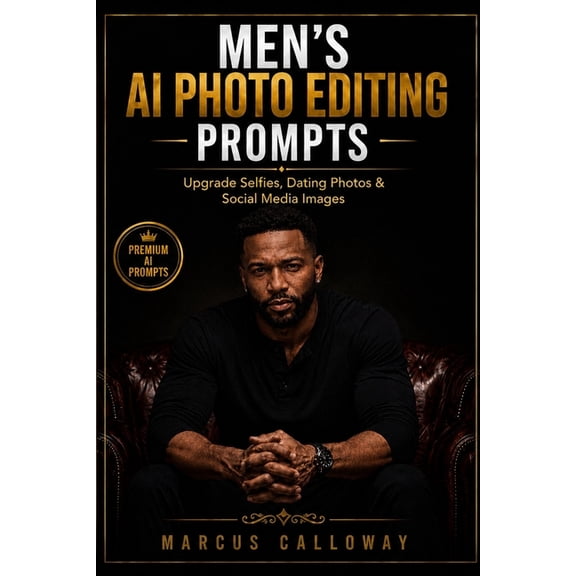 AI Prompting Guide Mens AI Photo Editing Prompts: Uprade Selfies, Dating Photos, and Social Media Images, Book 2, (Paperback)