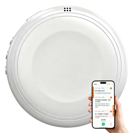 AI Real-Time Language Practice Companion, Languages Translator Device Spanish & English Practice Companion, AI Language Translators with 133 Languages, Smart Wearable Translator