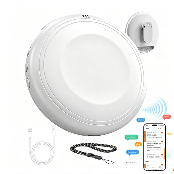 AI Real-Time Language Practice Companion – Smart Wearable Translator, Supports 100+ Languages, Speech Recognition & Error Correction for Work Travel Learning
