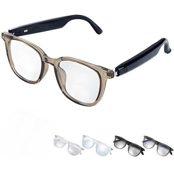 AI Real-Time Translation Smart Glasses - Photochromic Audio Sunglasses with AI Chat Assistant - Hands-Free Bluetooth 5.3 for Travel & Cycling