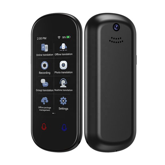AI Real-Time Voice Translator Device with Multi-Language Online Communication Support