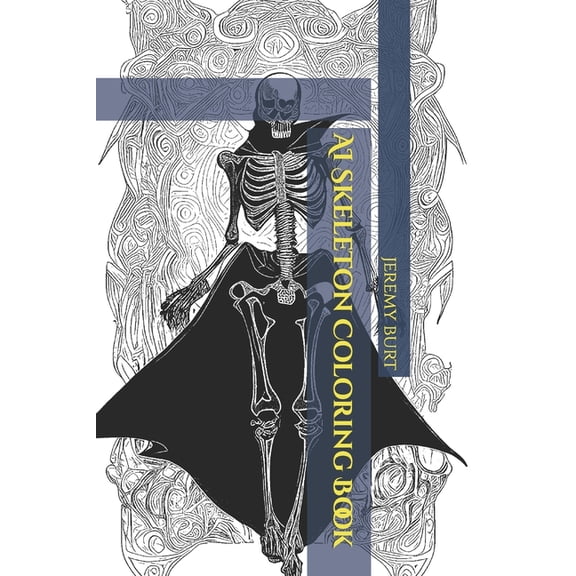 AI Skeleton Coloring Book