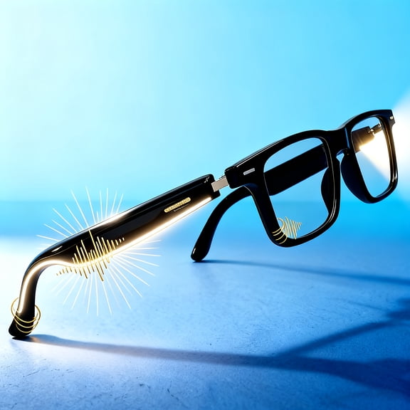 AI Smart Glasses, 164-Language Translation, Dual Speakers Stereo Surround Sound, Hi-Fi Music, HD Voice Calls, Intelligent Hands-Free Answering for Immersive Audio Experience