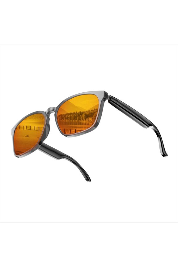 AI Smart Glasses Bluetooth 5.4 with Speaker 145 Languages Real Time Translator AI Sunglasses for Men and Woman C