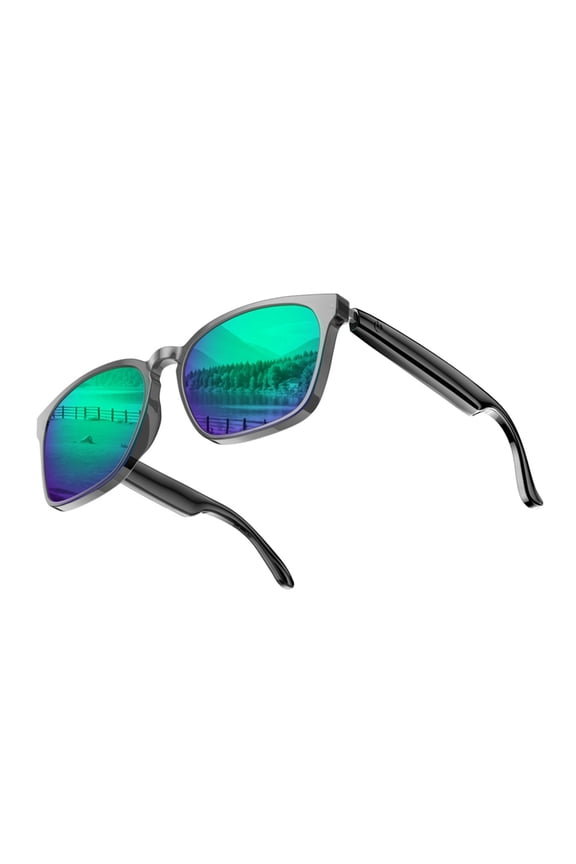 AI Smart Glasses Bluetooth 5.4 with Speaker 145 Languages Real Time Translator AI Sunglasses for Men and Woman E