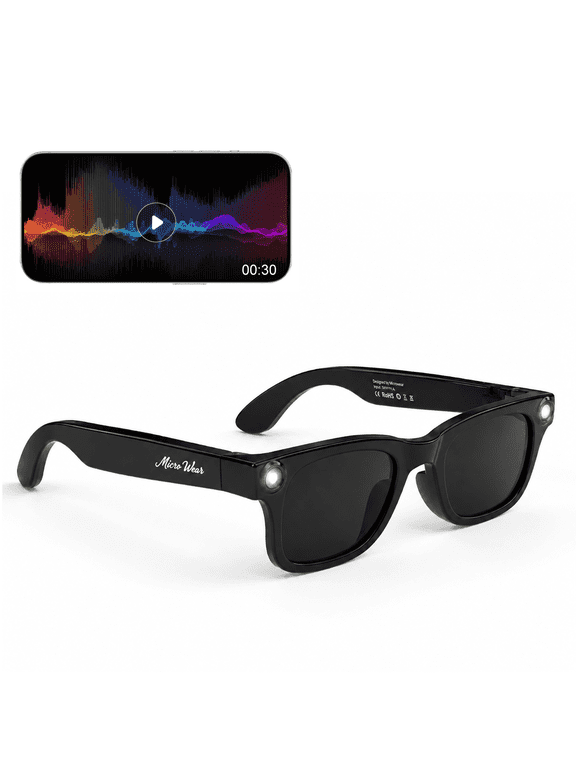 AI Smart Glasses for Men Women , Bluetooth,Real Time Translation,Voice Assistant, Open-Ear Audio for Travel, Meetings