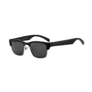 AI Smart Glasses for Men Women 140+ Languages AI Translation Glasses with Open-Ear Stereo Speakers Indoor/Outdoor Smart Sunglasses UV400 Protection Anti-Blue AI Glasses