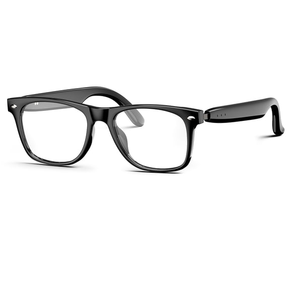 Smart Glasses for Men and Women with Voice Intelligent Assistant, Bluetooth Sunglasses, Music Playback, Hands-Free Calls, UV&Blue Light Protection Remove It Will Automatically Shut Down