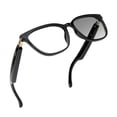 thumbnail image 1 of AI Smart Glasses with Real-Time Translation & Voice Assistant – Bluetooth Sunglasses with Noise-Cancelling Calls, Music, Touch Control, Photochromic Lenses, UV & Blue Light Protection-Black, 1 of 8