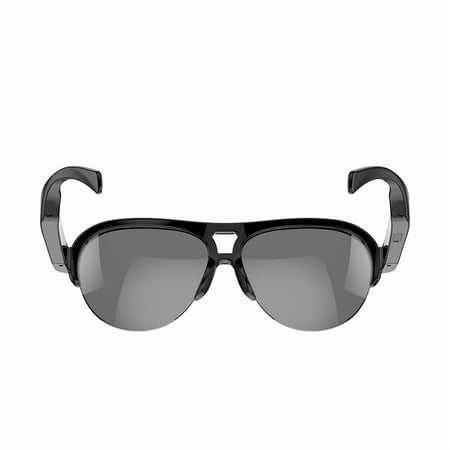 AI Smart Glasses, Smart Translation Glasses That Support 140 Language Translation IP65 Waterproof Smart Sunglasses Classic Aviator Sunglasses with Voice Assistant/AI Call/Chat GPT