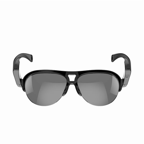 AI Smart Glasses, Smart Translation Glasses That Support 140 Language Translation IP65 Waterproof Smart Sunglasses Classic Aviator Sunglasses with Voice Assistant/AI Call/Chat GPT