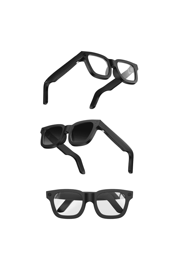 AI Smart Glasses with 8MP Camera, 32GB Storage, Auto-Tint Lenses, Voice Assistant & HD Video