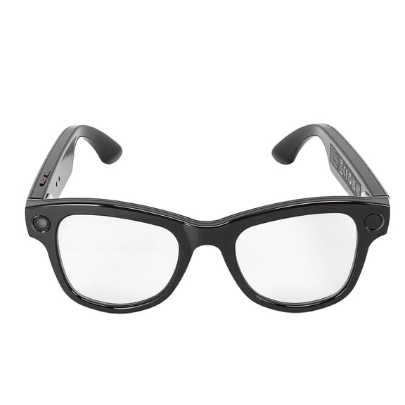 AI Smart Glasses with Camera 8MP WiFi Bluetooth 5.3 Water Proof Glasses for Music Calls Travel Business Brown