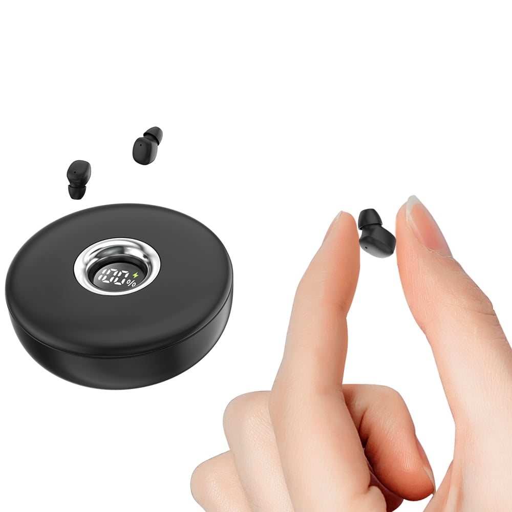 AI Smart Mini Invisible Sleep Wireless Bluetooth Headphones,Wireless Earbuds,Sleep Earbuds Side Sleepers, Invisible Headphones, Bluetooth Headset, Perfect for Side Work Study Hiking and More(black)