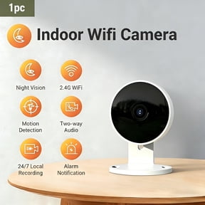 AI Smart Security Camera: 360° Panoramic View, 960P FHD Night Vision, Human Tracking, Two-Way Audio, 24/7 Recording for Home/Pet/Baby/Outdoor