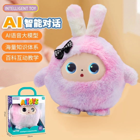 AI Smart Stuffed Animal - Multilingual Emotional AI Companion Plush Toy Interactive Learning Assistant & Memory Trainer