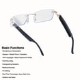 thumbnail image 1 of AI Smart Translation Glasses: 164 Languages, Polarized Blue Light Filter, Low-Latency Audio, Voice Assistant, iOS/Android, USB-C, 1 of 11