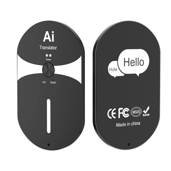 AI Smart Ultra-thinTranslator Provides Online/Offline Simultaneous Interpretation Remote Video/Voice Translation Realtime Voice/Photo Translation and Meeting Minutes Suitable for Travel Business etc