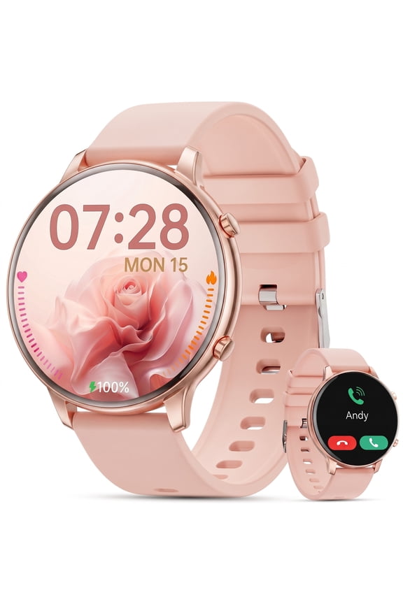 AI Smart Watch | 1.85" Fitness Tracker for Men & Women, 100+ Sports Modes, Call/Messages, IP68 Waterproof SmartWatch, for Android & iPhone, Perfect Gift