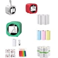 thumbnail image 1 of AI Sticker Box Printer, AI Voice Stickerbox Printer Maker Mini Thermal Label Printer With Display, Smart Inkless Portable Sticker Maker For Home, Office Study Diy Projects, 8 Rolls Paper, 1 of 7