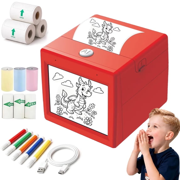 AI Sticker Box Printer Smart AI Voice Sticker Maker Machine with ...