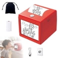 thumbnail image 1 of AI Sticker Box Printer, Smart AI Voice Stickerbox Printer Maker with Display, Mini Thermal Label Printer, Inkless Portable Sticker Box for Home, Office, Study & DIY Projects  (B, 1Volume Paper), 1 of 8