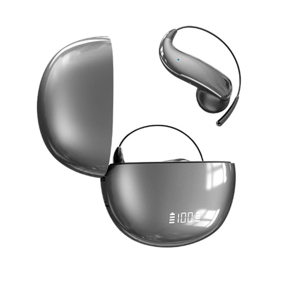 AI Translation Bluetooth Headset Real-Time Simultaneous Interpreting Earhook Headphones, 360 Panoramic Sound, Noise Reduction, 6g -Light, Long Battery Life for Travel Business