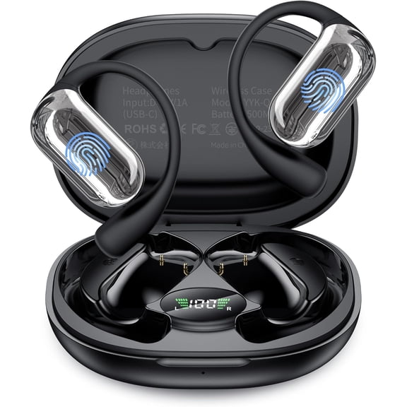 AI Translation Earbuds Real Time, 144 Language Translator Earbuds, Audfonos Traductores Ingls Espaol, 3-in-1 Translating Device, Compatible with iOS & Android, Ideal for Travel Business, Learning