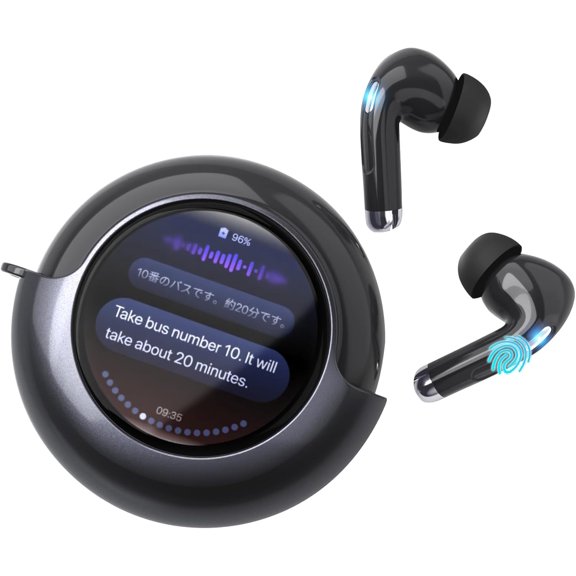AI Translation Earbuds Real Time, 157 Languages 2-Way Translator Earbuds with Call Translation, 3-in-1 Interpreter, 40H Playtime, Audifonos Traductores Ingls Espaol for Travel Business Learning