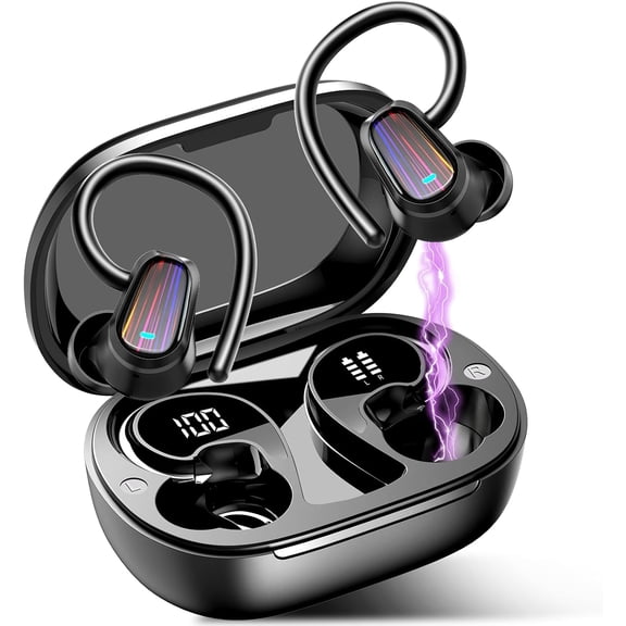 AI Translation Earbuds Real Time, 164 Language Translator Earbud with Audio and Video Calls, 3-in-1 Buletooth 5.4 Translation Headphone with APP, 50H AI Ear Buds Translator Device for Business, Black