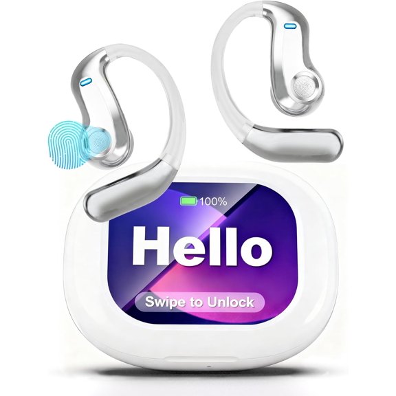 AI Translation Earbuds Real Time, 169 Languages & 8 Offline Modes, 60H Playtime Language Translator Earbuds, Audifonos Traductores Ingls Espaol for Travel Business Learning(White)