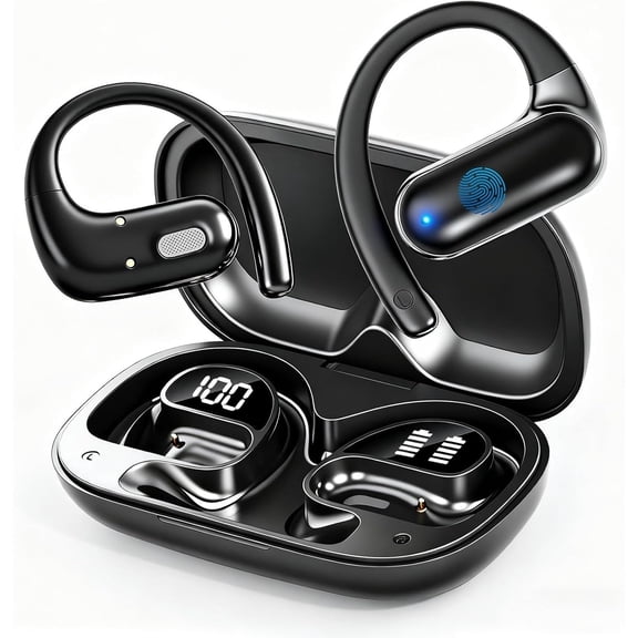 AI Translation Earbuds Real Time,182 Language Translator Earbuds,5-in-1 Open Ear Translator Device,Audifonos Traductores Ingls Espaol,Translating Headphones for Travel Learning with Charging Case