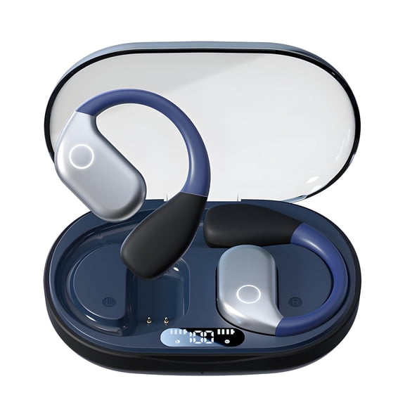 AI Translation Earphones,OWS Real Time 144 Language Translator Earbuds,Open-Ear Translating Ear Buds,Bluetooth Headphones Translation,Wireless Translator Headset for iPhone & Android,Black