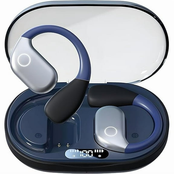 AI Translation Earphones,OWS Real Time 144 Language Translator Earbuds,Open-Ear Translating Ear Buds,Bluetooth Headphones Translation,Wireless Translator Headset for iPhone & Android,Black