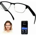 thumbnail image 1 of AI Translation Glasses Supporting 164 Languages,Smart Glasses with AI Chat GPT&Deepseek R1,Bluetooth Glasses for Men Women,Music Playback & Hands-Free Calling,Anti-Blue Light Lenses, 1 of 7