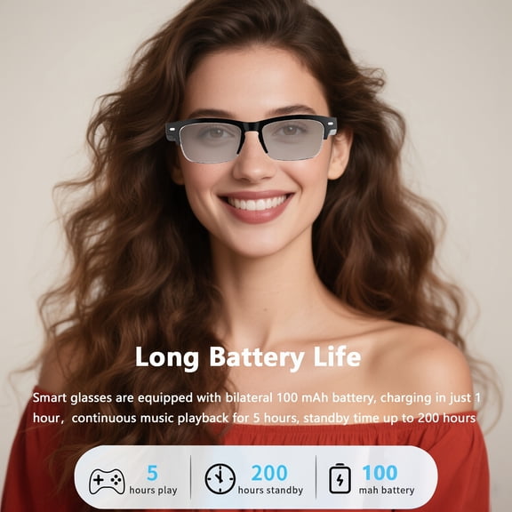AI Translation Smart Glasses, ChatGPT-Powered, 164 Languages, Four Translation Modes, 6-Hour Battery, Auto-Tinting Lenses for Calls, Meetings and Daily Use