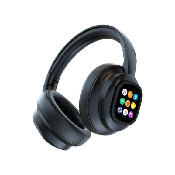 AI Translation Wireless Headphones With Movable LCD Screen Real 115 Language 6.0 Headset For Travel Business Use