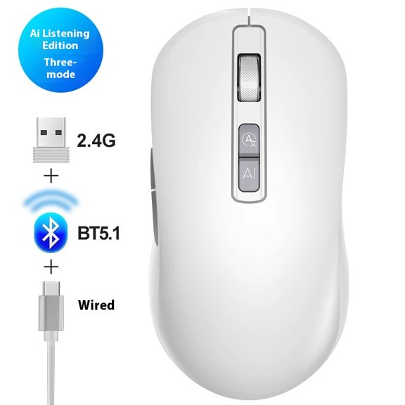 AI Translation Wireless Mouse with Smart Multi-Language Interaction Features