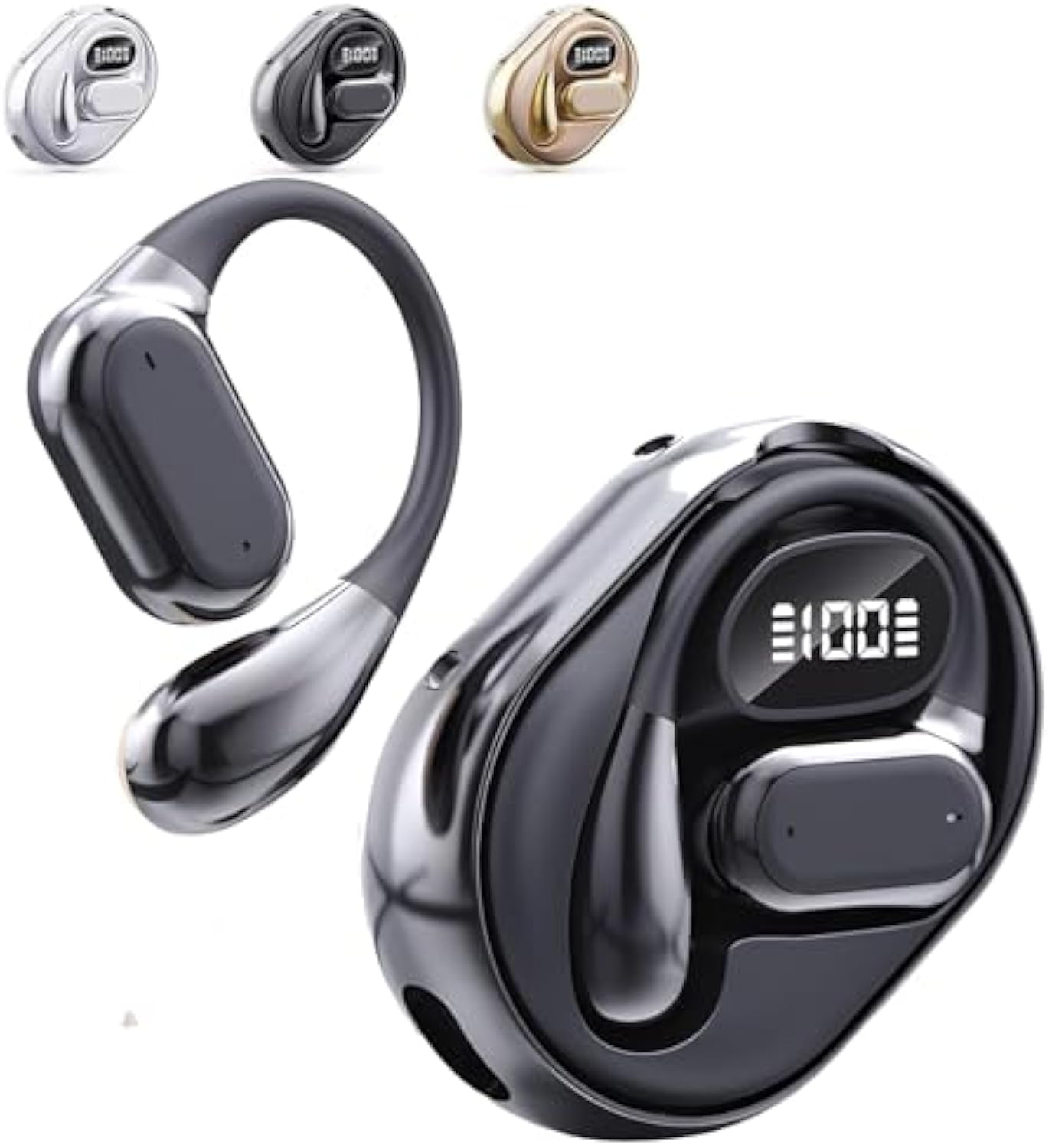 AI Translation Wireless OWS Bluetooth 5.4 Headphones, 150 Language AI Translation Earbuds, Support Playing Music Phone Calls, Real Time Translator Earbuds, for Travel Business Learning