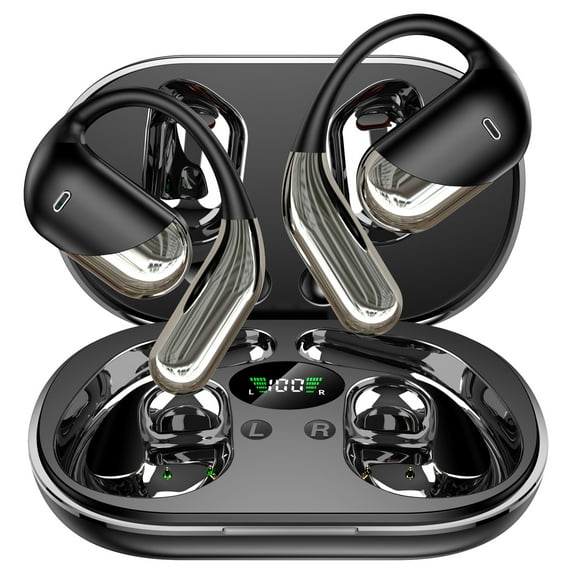 AI Translator Earbuds Real-Time 144 Languages & Accents, 3-in-1 Open Ear Wireless Bluetooth Earbuds with Charging Case, Spanish/English AudÃfonos Traductores, iOS & Android Compatible