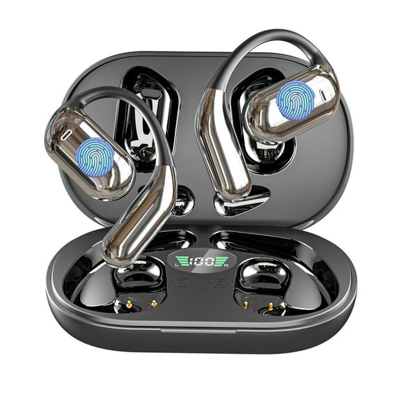 AI Language Translation Earbuds, Wireless Bluetooth Headphones Real Time for 144 Languages, Translator Device with APP fit IOS and Android for Travel, Business, Learning,Black