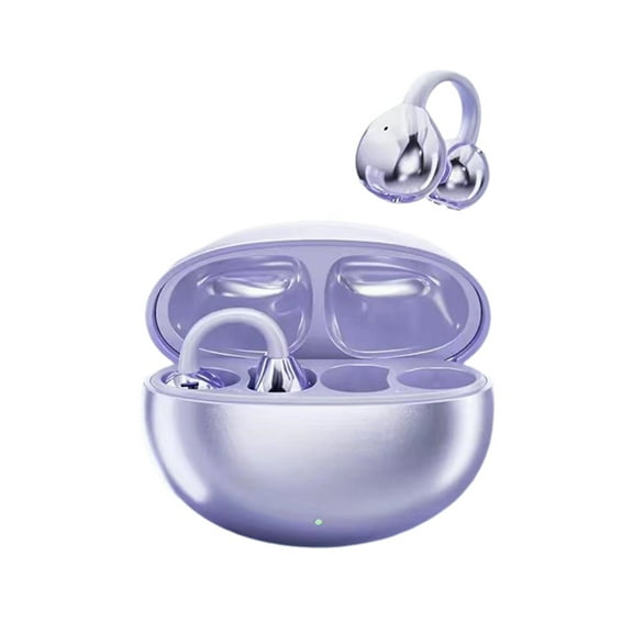 AI Translator Earbuds Real Time Translation Bluetooth Earbuds 144Languages Open-Ear Clip-on Design for Travel,Business,A,2 * AI Translator Earbuds 1 * USB Cable 1 * Charging bin,