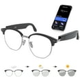 thumbnail image 1 of AI Translator Smart glasses - 164 Language Real-Time Translation, UV400 Polarized Photochromic Lenses, Bluetooth 5.3, IPX5 Waterproof, Hands-Free Calling, 1 of 11