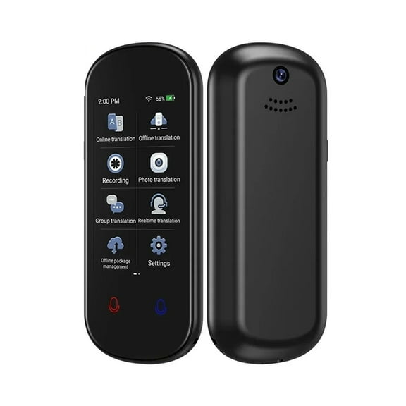 AI Translator Voice Multi 138 Languages Support WiFi Full 3D Touch Screen Photo Offline Record Fast Speed Translation ,Accurate