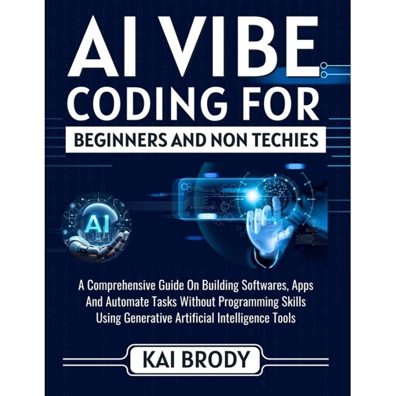 AI Vibe Coding For Beginners and Non Techies: An Easy Guide to Building softwares, Apps And Automate Tasks Without Progr, (Paperback)