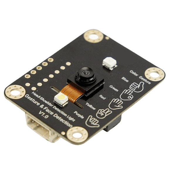 AI Visual Gesture Human Presence Tracking Sensor 5 Gesture Range 3 Meters 10 Tracking Mind+Graphical Programmin