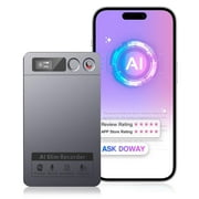 AI Voice Recorder, App Control, AI Analysis & Summarize for for Lectures, Meetings, Calls, 64GB Memory