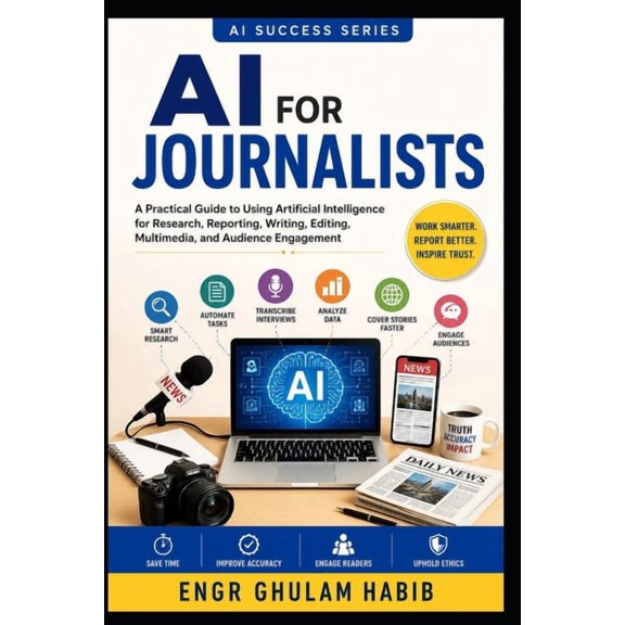 AI for Journalists: The Complete Practical Guide to Smarter Reporting, Research, Fact-Checking, and Ethical AI in Journa, (Paperback)