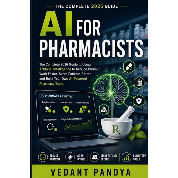 AI for Pharmacists: A Practical Guide to Using Artificial Intelligence to Reduce Burnout, Save Time, Improve Patient Car, (Paperback)