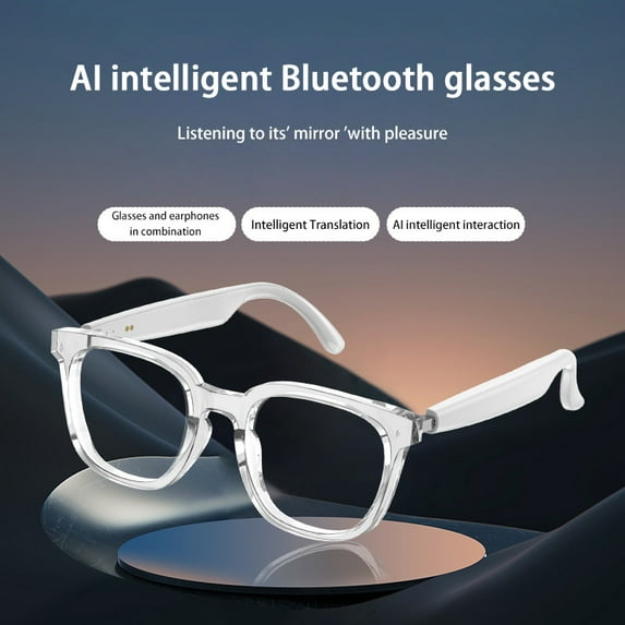 AI intelligent translation glasses chat GPT touch sunglasses wireless Bluetooth simultaneous interpretation headphones